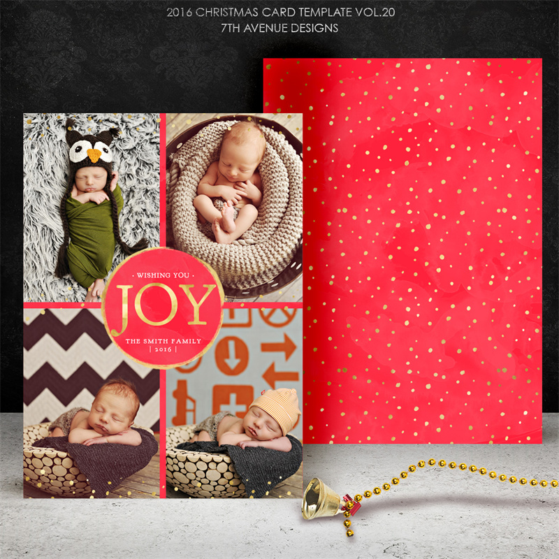 图片[20]-圣诞节冬季贺卡礼品小卡片照片明信片设计排版PSD模板PS素材合集-设计猿