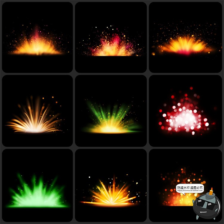 图片[5]-神奇灯光闪光魔法圣诞照片摄影叠加后期合成特效PNG免抠图片素材-设计猿