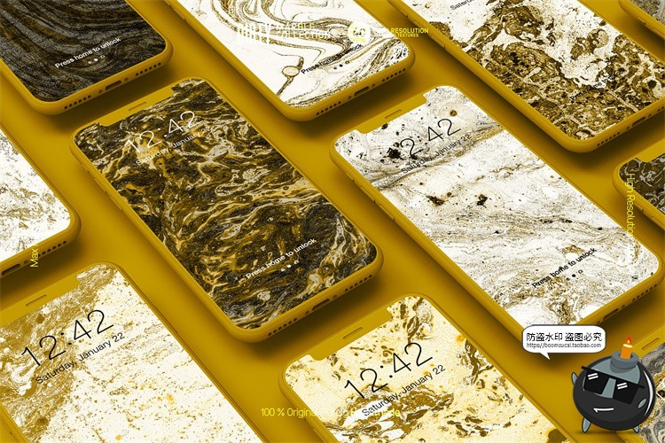 图片[8]-油彩水彩酸性颜料绘制大理石纹理封面背景图片平面JPG图片素材-设计猿