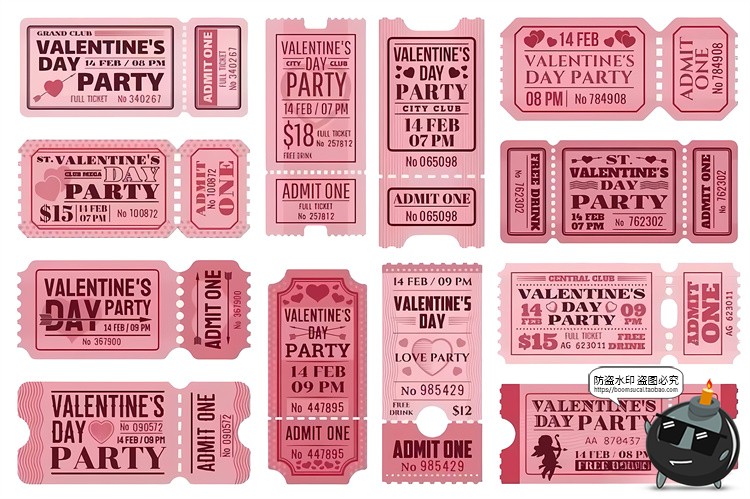 图片[3]-复古欧式小票票据门票手帐拼贴贴纸装饰PNG免抠图片剪贴画素材图-设计猿