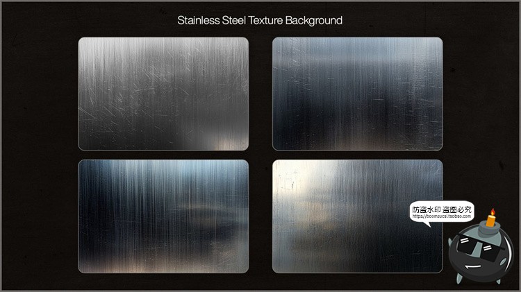 图片[2]-8K不锈钢金属抛光面表面划痕拉丝纹理背景覆盖叠加JPG图片素材图-设计猿