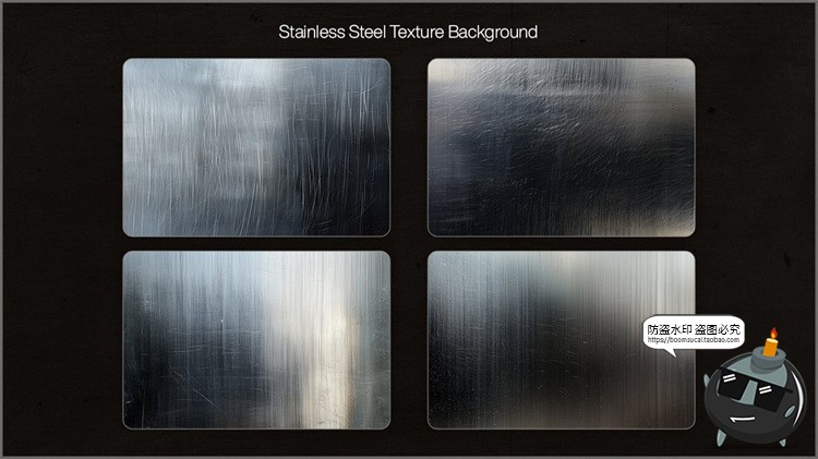 图片[4]-8K不锈钢金属抛光面表面划痕拉丝纹理背景覆盖叠加JPG图片素材图-设计猿