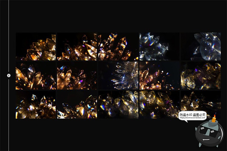 图片[2]-彩虹棱柱棱镜钻石水晶折射光效背景叠加图片后期合成PNG免抠素材-设计猿