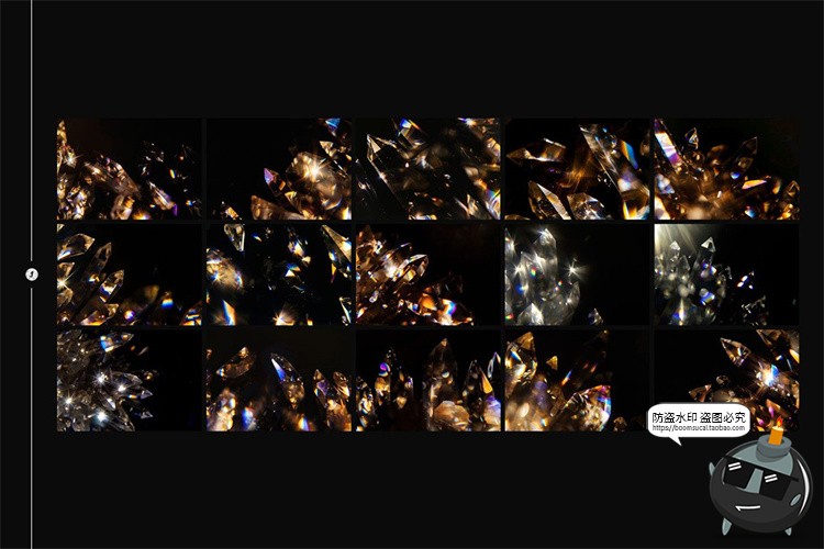 图片[3]-彩虹棱柱棱镜钻石水晶折射光效背景叠加图片后期合成PNG免抠素材-设计猿