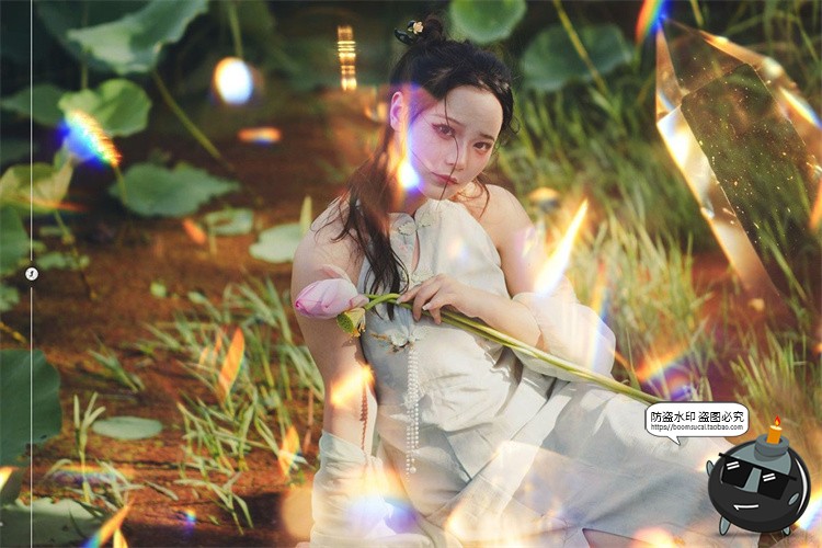 图片[6]-彩虹棱柱棱镜钻石水晶折射光效背景叠加图片后期合成PNG免抠素材-设计猿