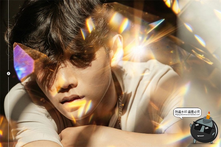 图片[7]-彩虹棱柱棱镜钻石水晶折射光效背景叠加图片后期合成PNG免抠素材-设计猿