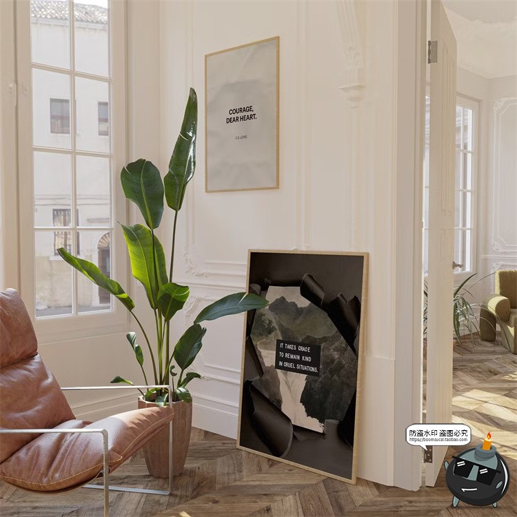 图片[11]-优雅复古时尚植物花卉生活美学抽象艺术混合拼贴PNG免抠图片素材-设计猿