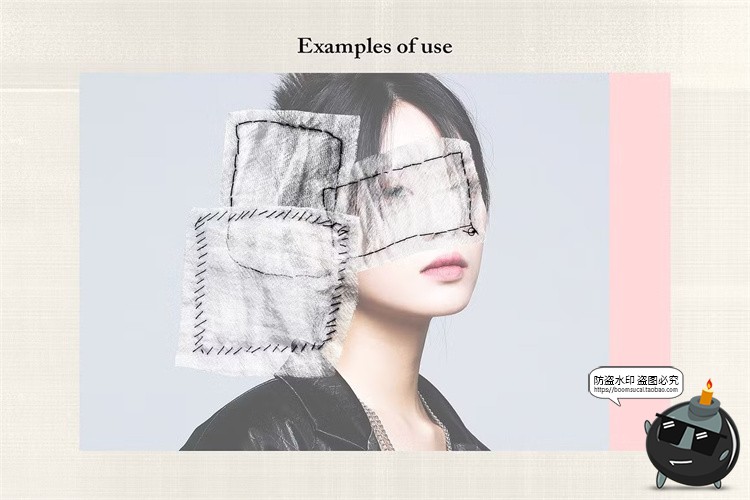 图片[10]-颓废叛逆暗黑垃圾美学潮流复古解构织物混合拼贴png免抠图片素材-设计猿