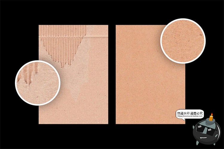 图片[6]-复古做旧瓦楞纸板牛皮纸粗糙折痕艺术纸纹理材质背景JPG图片素材-设计猿