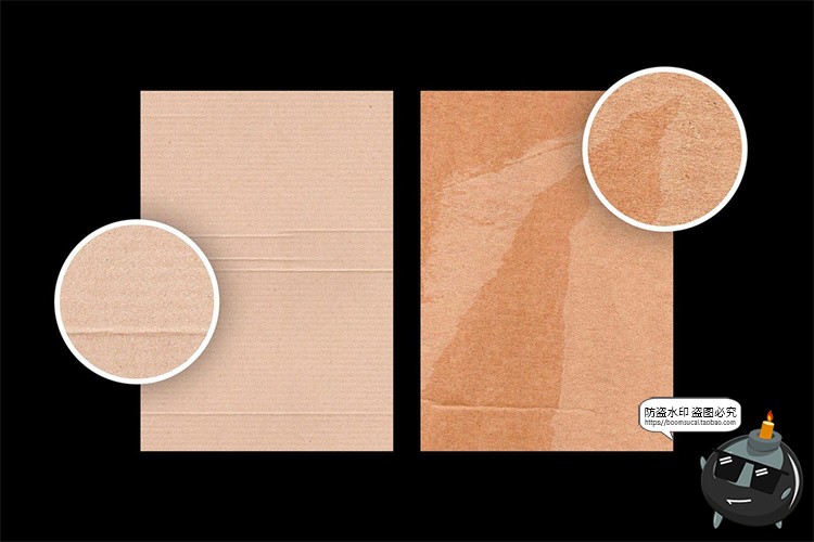 图片[8]-复古做旧瓦楞纸板牛皮纸粗糙折痕艺术纸纹理材质背景JPG图片素材-设计猿