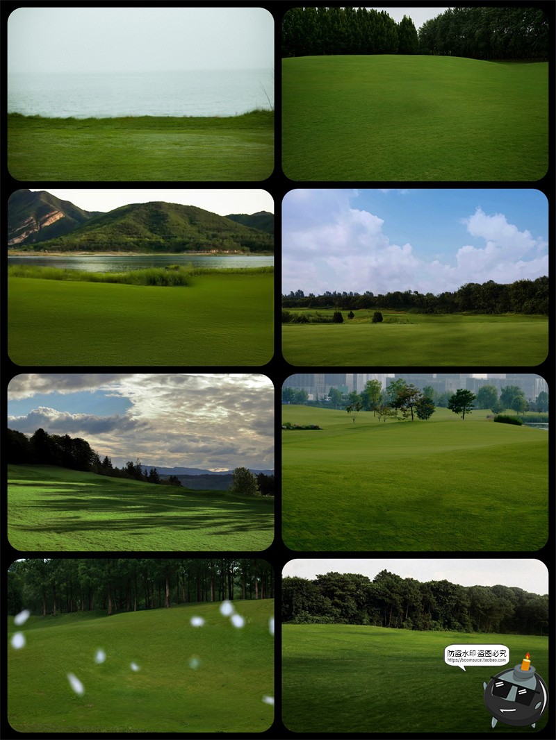 图片[1]-真实高清草坪草地草丛外景婚礼婚纱修图后期背景合成JPG图片素材-设计猿