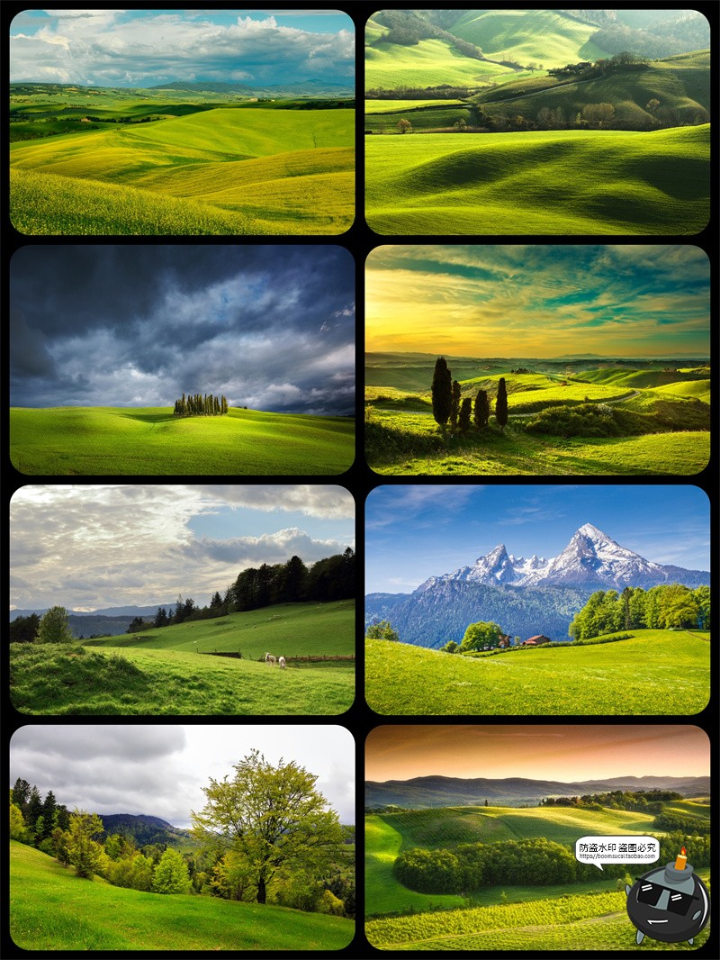 图片[8]-真实高清草坪草地草丛外景婚礼婚纱修图后期背景合成JPG图片素材-设计猿