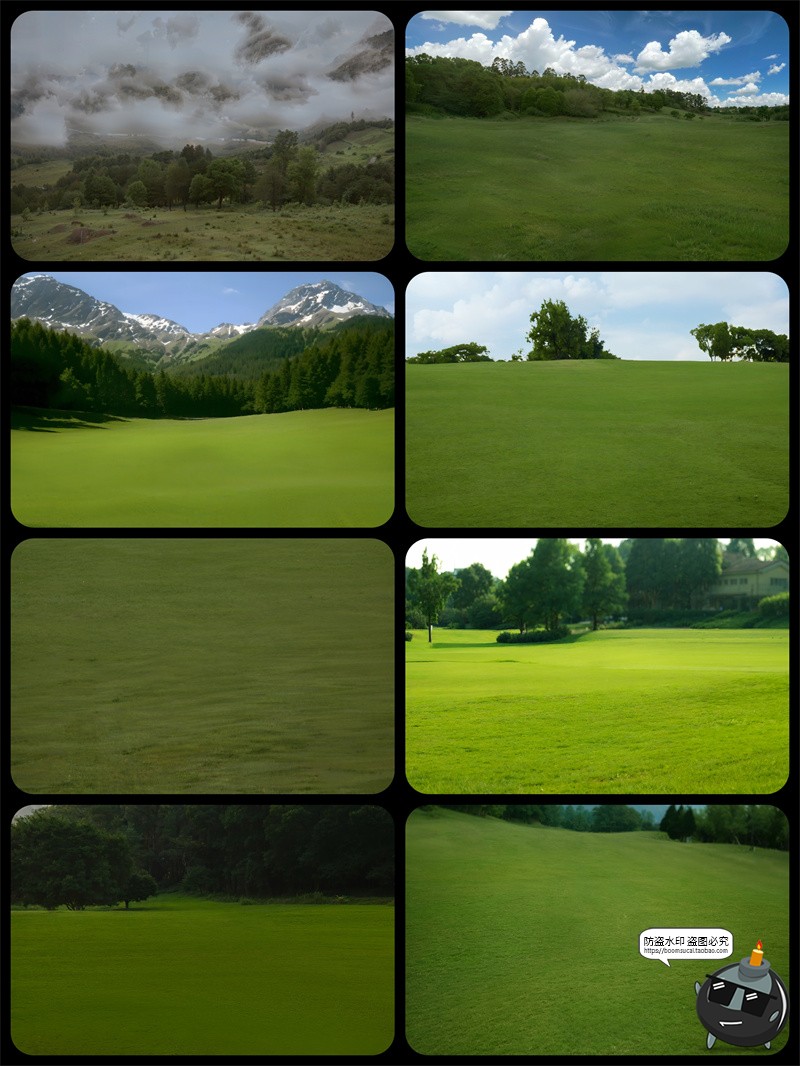 图片[10]-真实高清草坪草地草丛外景婚礼婚纱修图后期背景合成JPG图片素材-设计猿