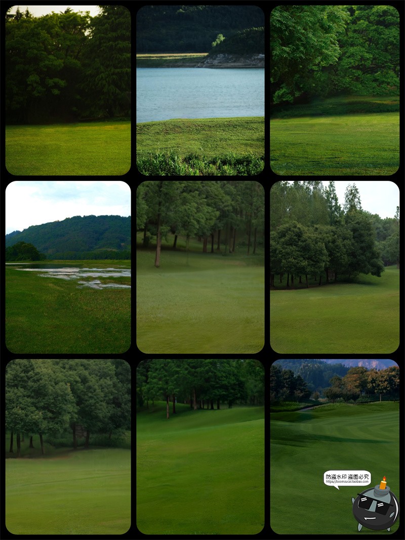 图片[12]-真实高清草坪草地草丛外景婚礼婚纱修图后期背景合成JPG图片素材-设计猿