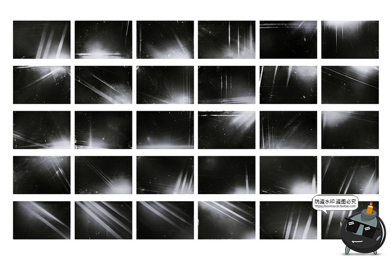 图片[2]-黑色划痕灰尘光束泄露复印扫描纹理背景后期叠加覆盖JPG图片素材-设计猿