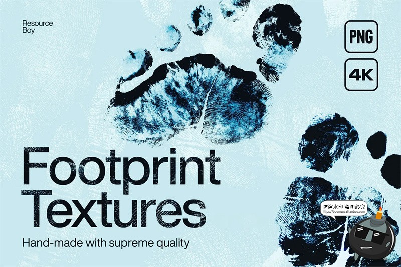 图片[1]-60款足迹脚印光脚鞋印侦探游戏场景线索图案元素后期PNG免扣素材-设计猿