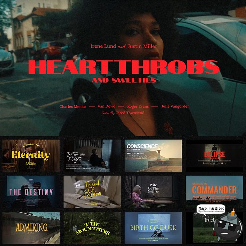 图片[1]-电影纪录片封面标题大字排版横版横屏预告片剧院海报PSD模板素材-设计猿