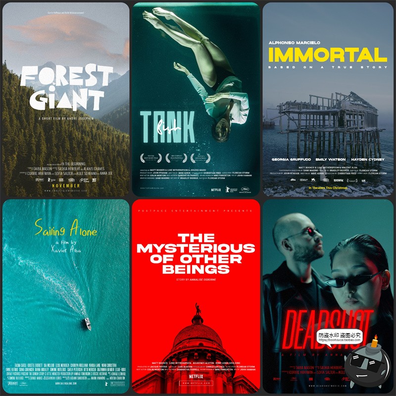 图片[1]-电影美学封面人物字幕纪录片视频预告海报文字标题PSD模板PS素材-设计猿