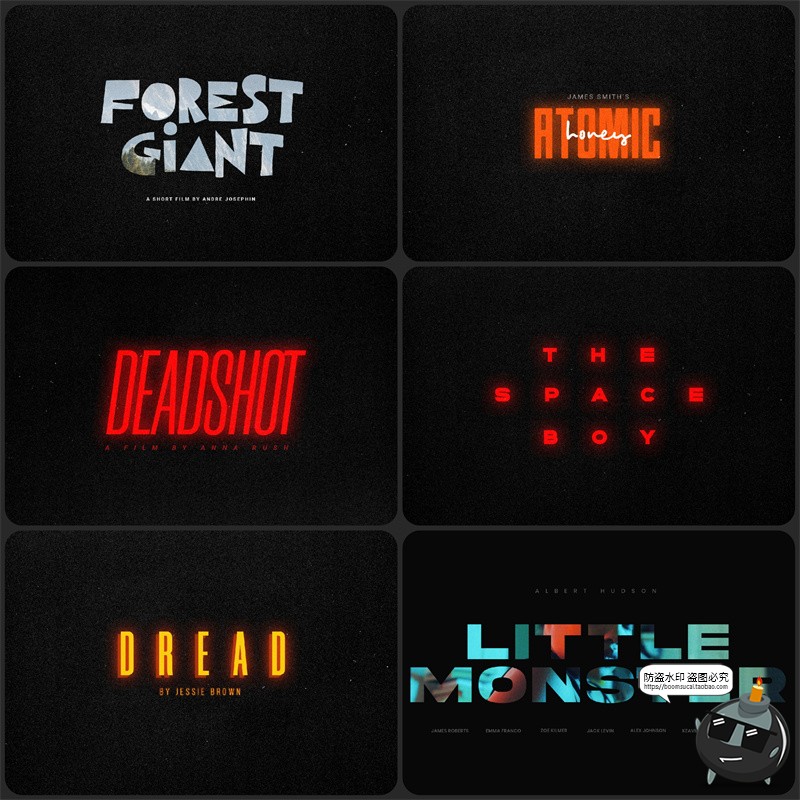 图片[8]-电影美学封面人物字幕纪录片视频预告海报文字标题PSD模板PS素材-设计猿