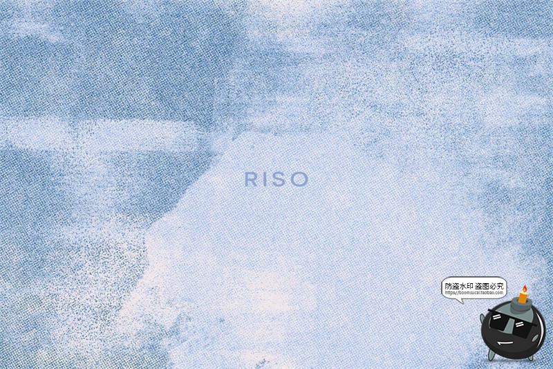 图片[6]-复古RISO油墨印刷叠印套印效果背景后期叠加合成纹理JPG图片素材-设计猿