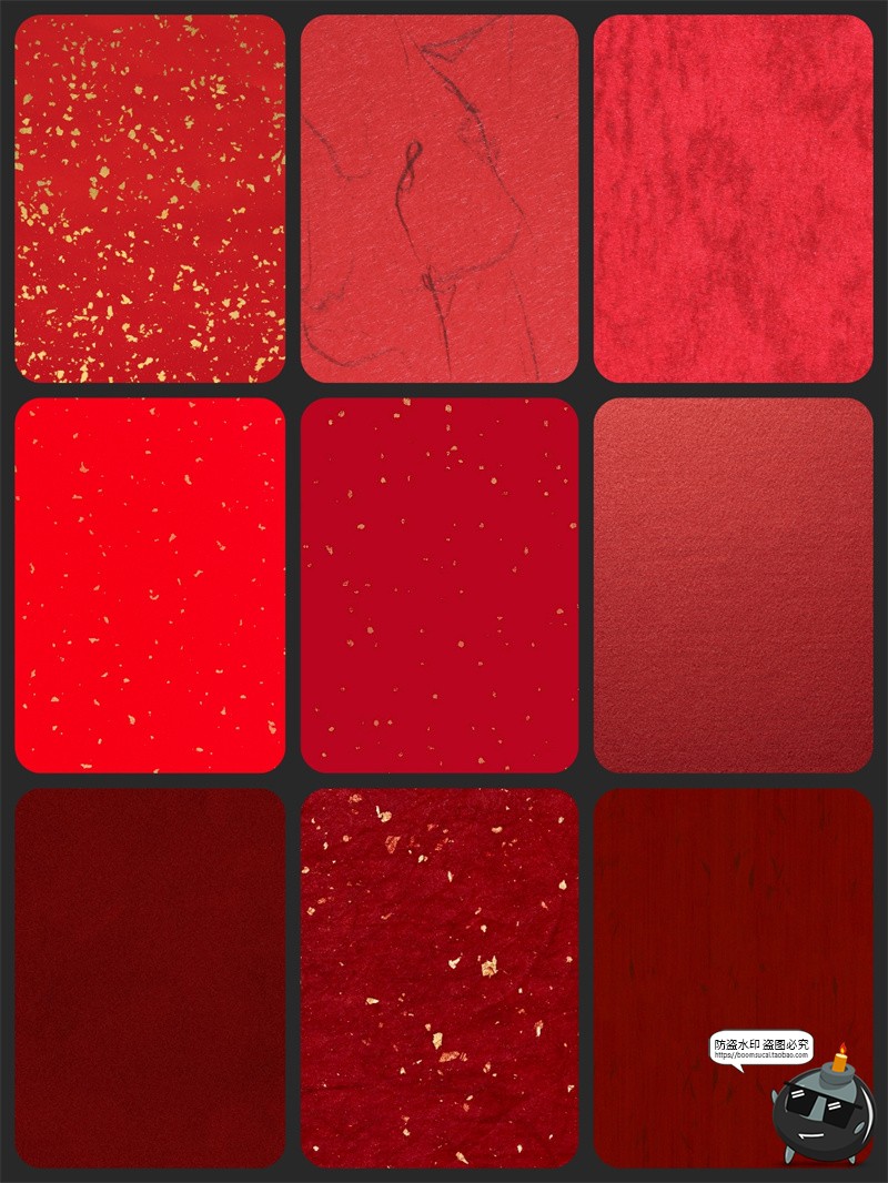 图片[4]-新年高清古风红色洒金宣纸对联纸张底纹背景纹理肌理JPG图片素材-设计猿