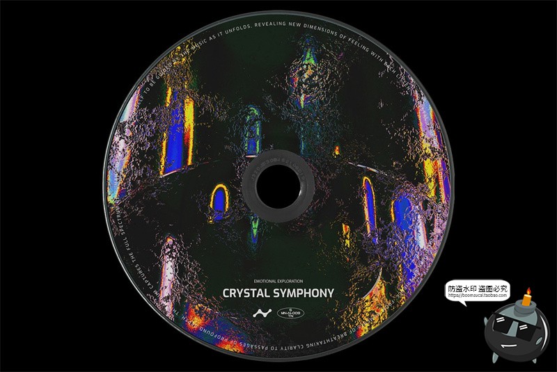 图片[3]-科幻3D虹彩渐变毛刺晶体水晶玻璃立体几何图形PNG免抠图片素材图-设计猿