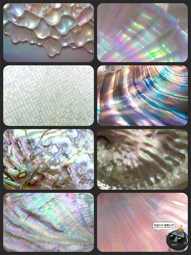 图片[7]-柔润珠光贝母珍珠贝壳光泽Y2K千禧渐变轻奢纹理背景JPG图片素材-设计猿