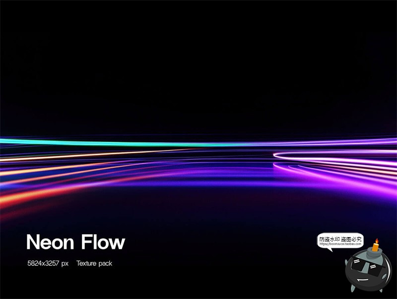 图片[3]-未来科技时尚Neon霓虹灯光轨迹动感科幻渐变背景底纹JPG图片素材-设计猿