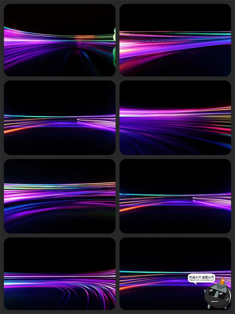 图片[8]-未来科技时尚Neon霓虹灯光轨迹动感科幻渐变背景底纹JPG图片素材-设计猿