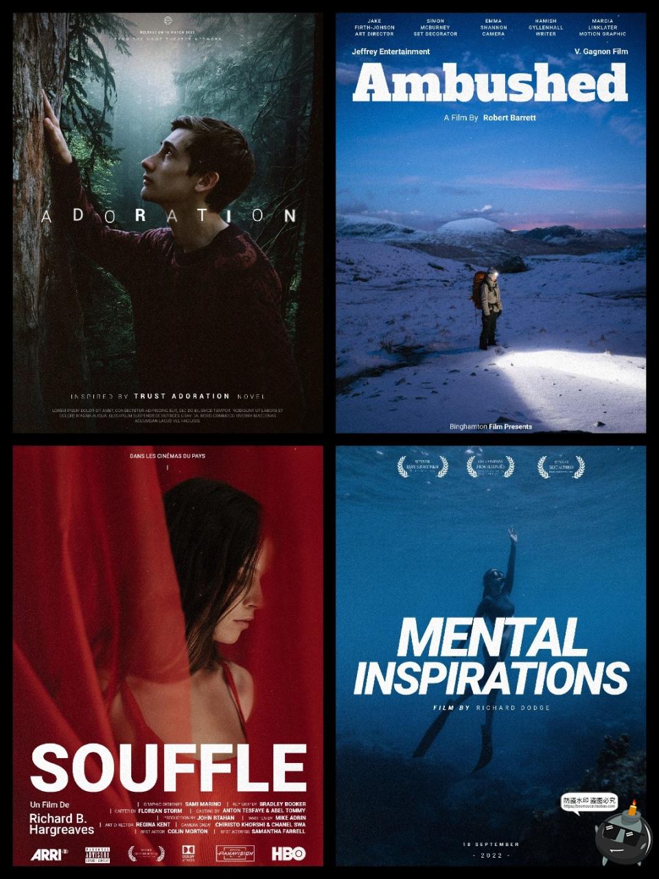 图片[2]-英文电影宣传海报广告文字标题封面文案字体排版PSD分层模板素材-设计猿