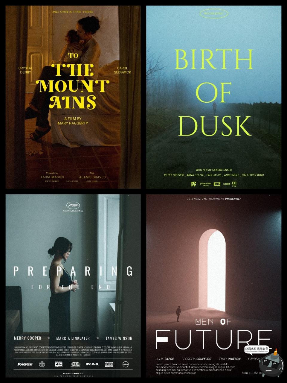 图片[7]-英文电影宣传海报广告文字标题封面文案字体排版PSD分层模板素材-设计猿