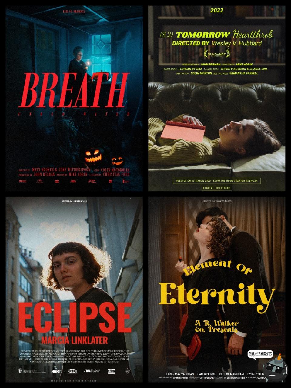 图片[9]-英文电影宣传海报广告文字标题封面文案字体排版PSD分层模板素材-设计猿