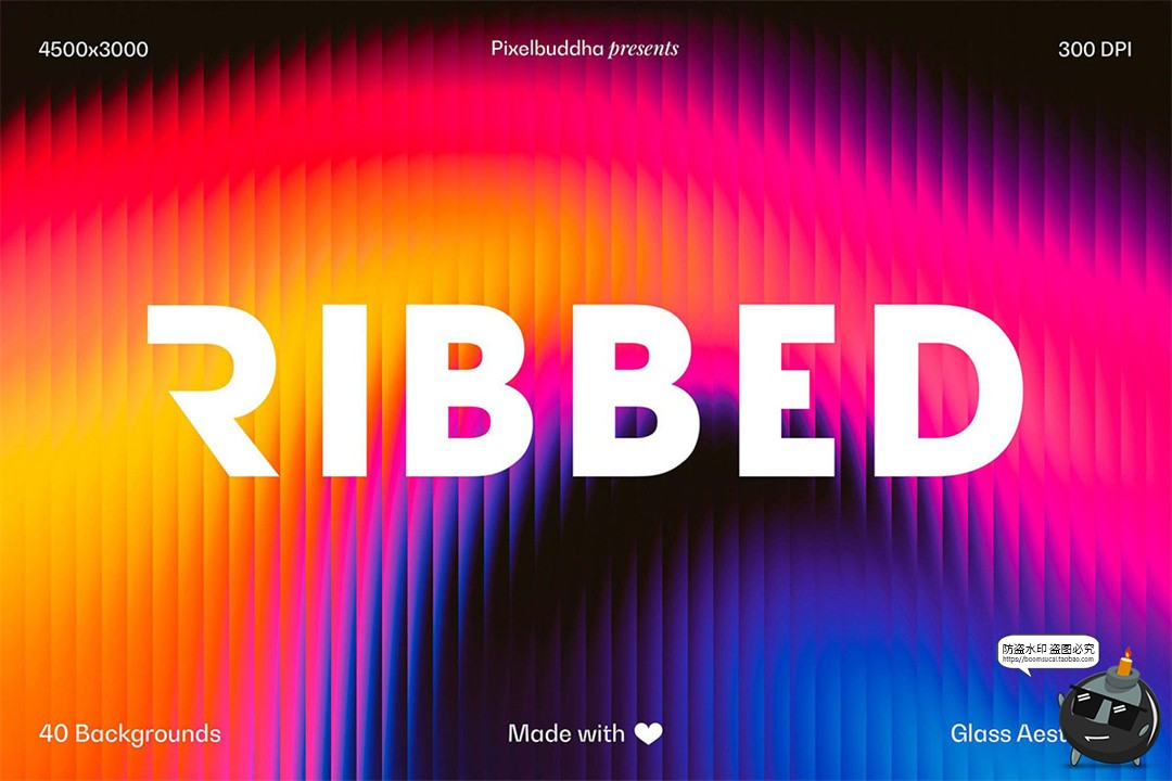 图片[1]-潮流复古长虹玻璃未来科幻渐变条纹科技海报背景底纹JPG图片素材-设计猿