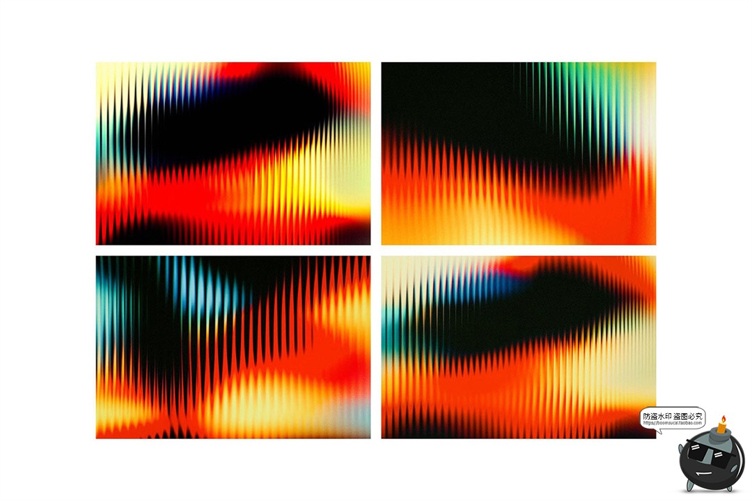 图片[7]-潮流复古长虹玻璃未来科幻渐变条纹科技海报背景底纹JPG图片素材-设计猿