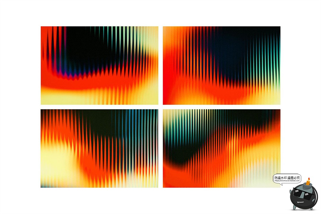 图片[8]-潮流复古长虹玻璃未来科幻渐变条纹科技海报背景底纹JPG图片素材-设计猿