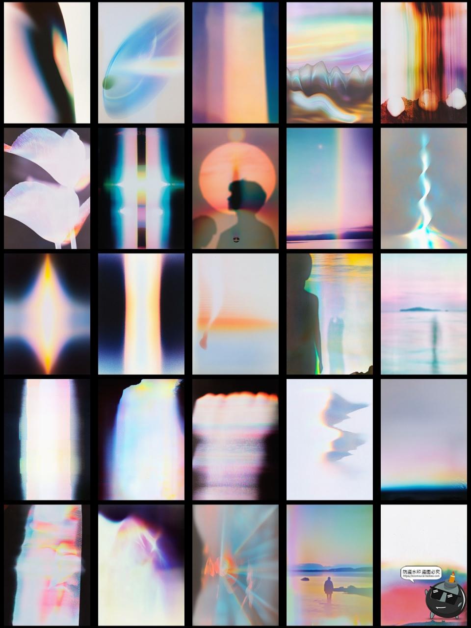 图片[4]-潮流抽象艺术复古迷幻漏光精神颗粒噪点怀旧光晕背景JPG图片素材-设计猿