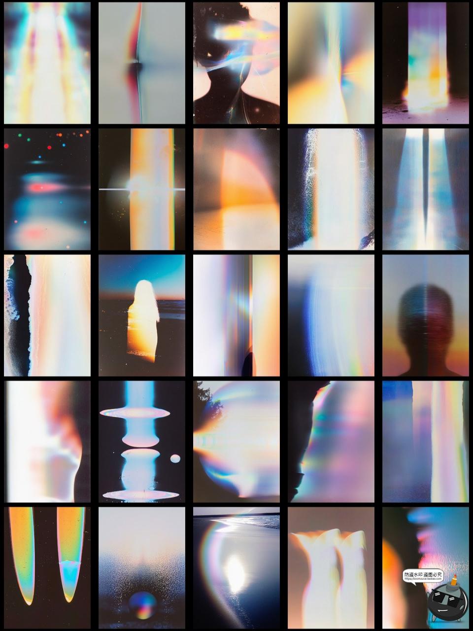 图片[9]-潮流抽象艺术复古迷幻漏光精神颗粒噪点怀旧光晕背景JPG图片素材-设计猿