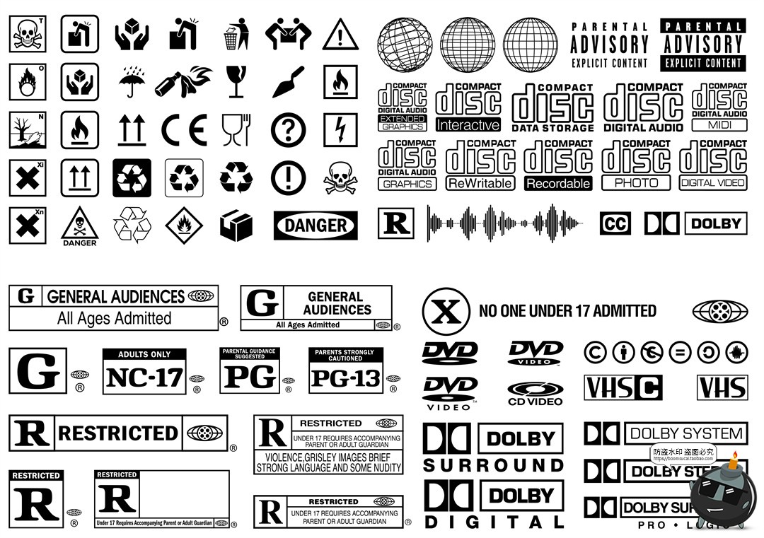 图片[4]-野兽派故障线框图复古未来主义轮廓包装图标PNG免抠AI矢量svg素材-设计猿