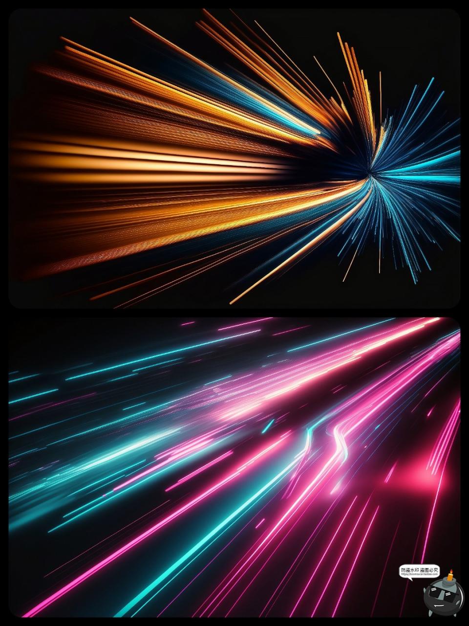 图片[2]-未来科幻视觉冲击宇宙虚空射线炫丽射线光线光效JPG背景图片素材-设计猿