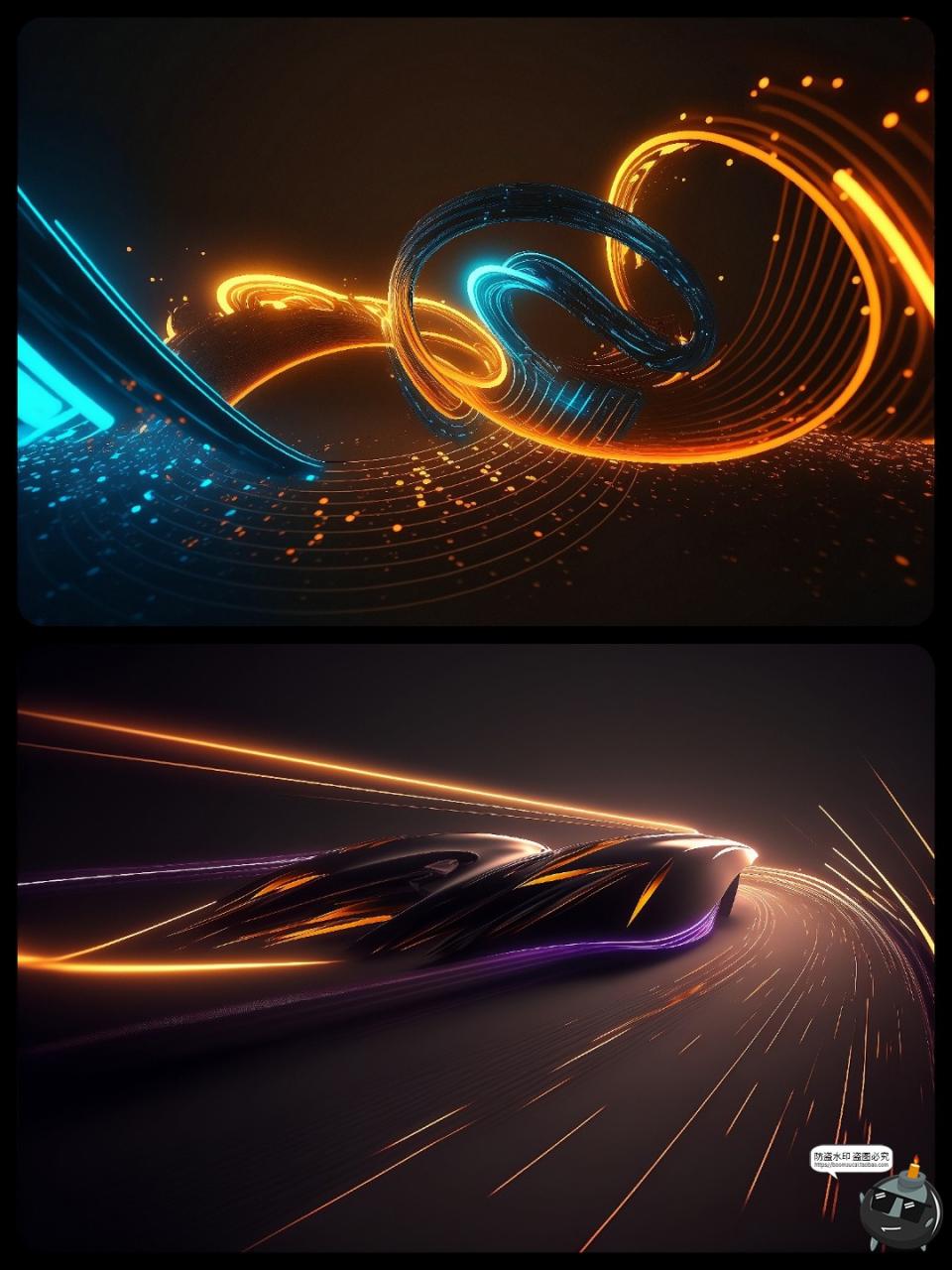 图片[8]-未来科幻视觉冲击宇宙虚空射线炫丽射线光线光效JPG背景图片素材-设计猿