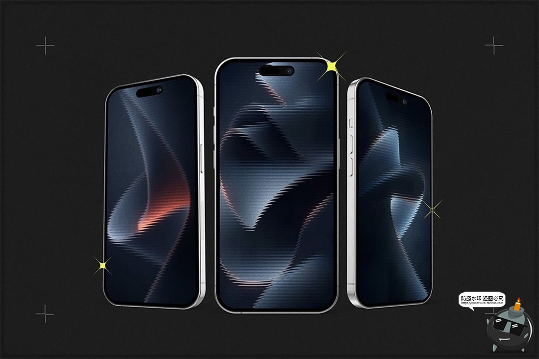 图片[4]-深色现代时尚条纹波浪长虹玻璃渐变抽象艺术装饰背景JPG图片素材-设计猿