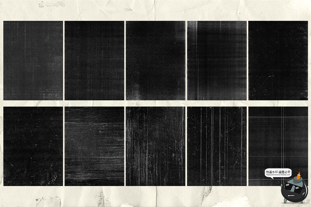 图片[3]-复印扫描打印错误颗粒摇滚影印黑白纹理背景叠加覆盖JPG图片素材-设计猿