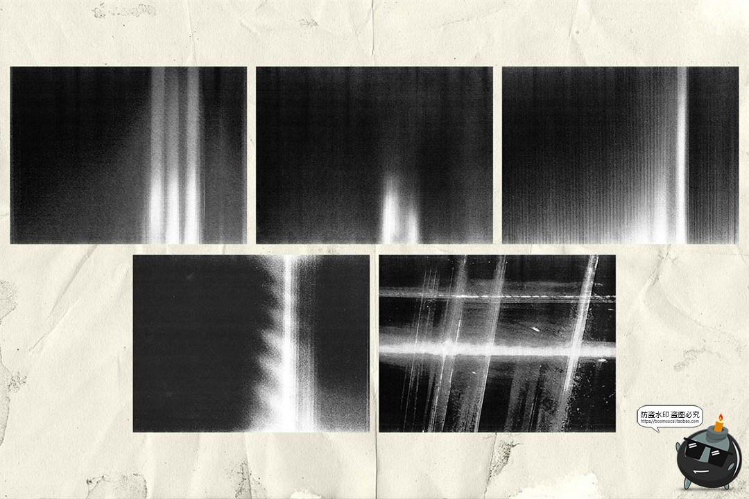 图片[4]-复印扫描打印错误颗粒摇滚影印黑白纹理背景叠加覆盖JPG图片素材-设计猿