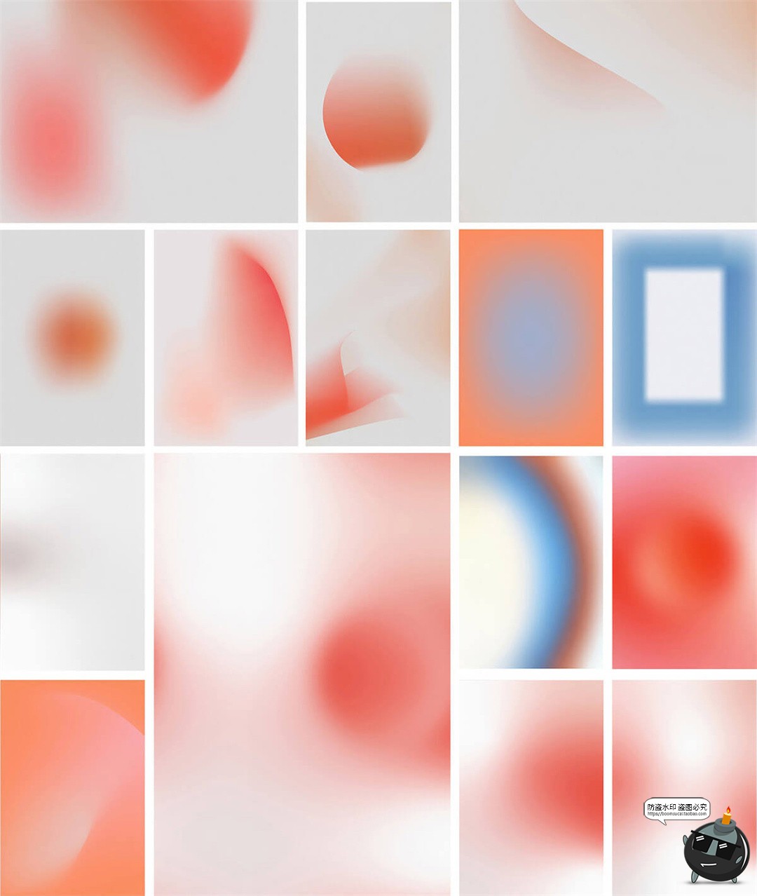 图片[6]-科幻未来抽象渐变背景箭头信息线性波浪空间地形网格PNG+AI素材-设计猿