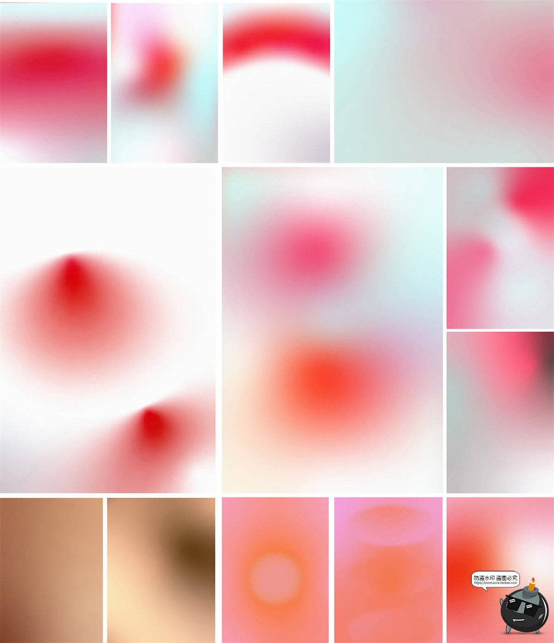 图片[7]-科幻未来抽象渐变背景箭头信息线性波浪空间地形网格PNG+AI素材-设计猿