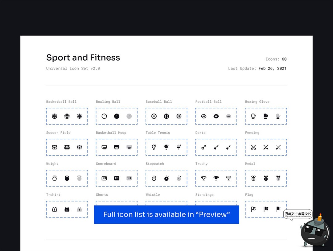 图片[8]-体育竞技小图标篮球足球运动icon线面结合图标PNG素材svg+fig格式-设计猿