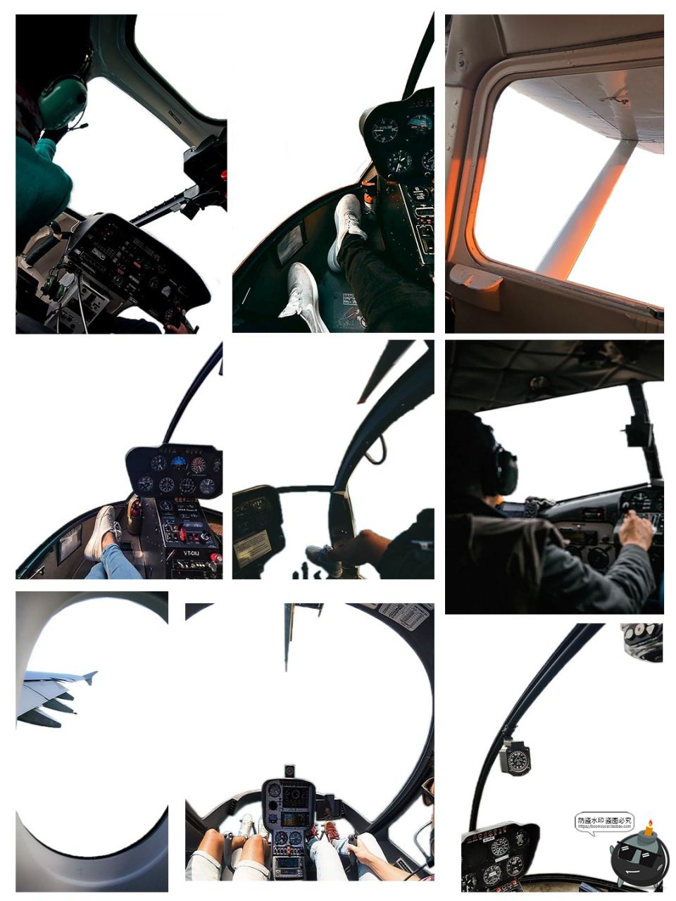 图片[3]-第一人称视角边框素材窗户火车飞机小轿车车内视角PNG免抠PSD素材-设计猿