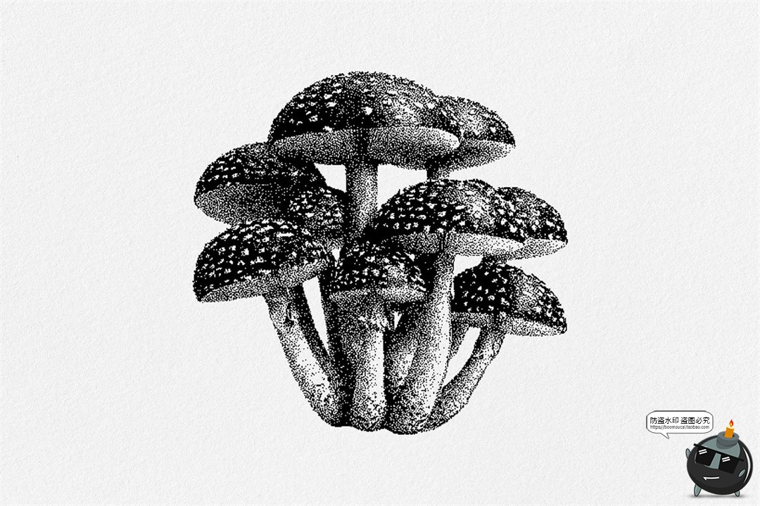 图片[16]-暗黑邪恶恐怖潮流复古像素马赛克低保真插图画PNG免抠AI矢量素材-设计猿