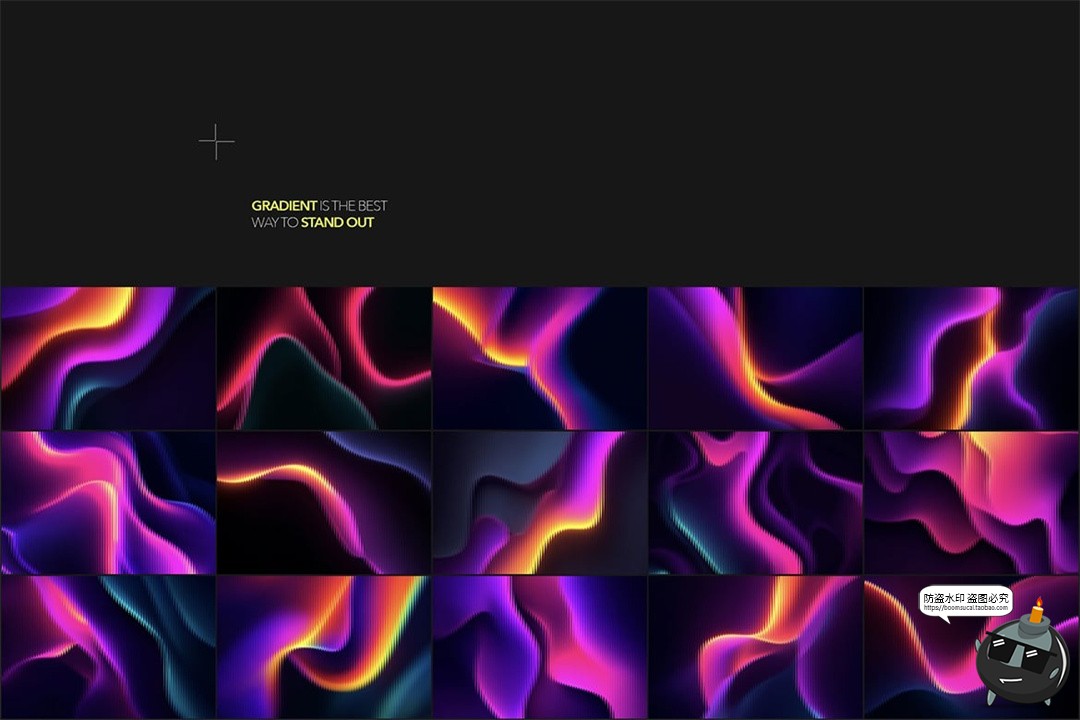 图片[2]-未来抽象艺术长虹玻璃条纹渐变音乐律动科技背景底纹JPG图片素材-设计猿