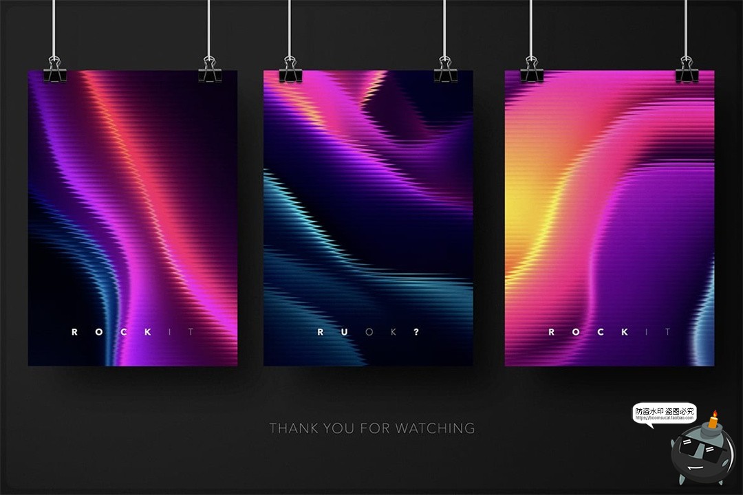 图片[9]-未来抽象艺术长虹玻璃条纹渐变音乐律动科技背景底纹JPG图片素材-设计猿